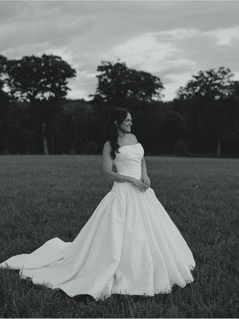 Watters Parvati Drop Waist Gown - Picture 8 of 11